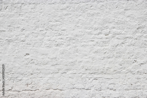 White old brick wall urban Background or Texture