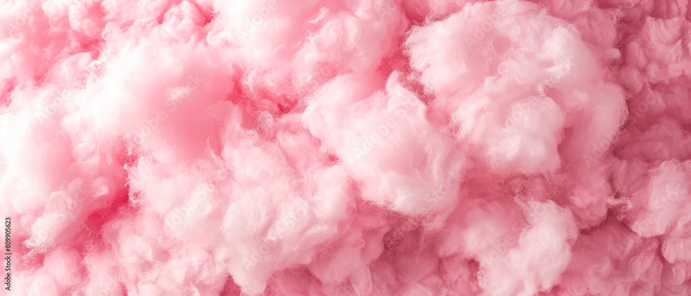 Pink Fluffy fur wool texture. Generative AI.