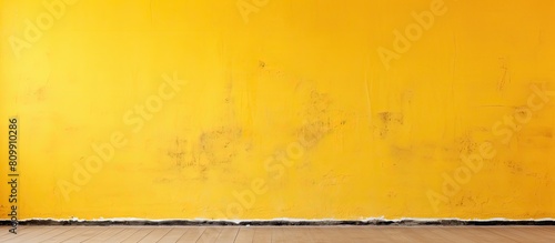 The yellow painted wall is a textured surface that creates a bright background for any copy space image © HN Works