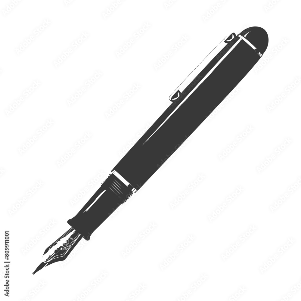 Silhouette fountain pen black color only Silhouette fountain pen black color only