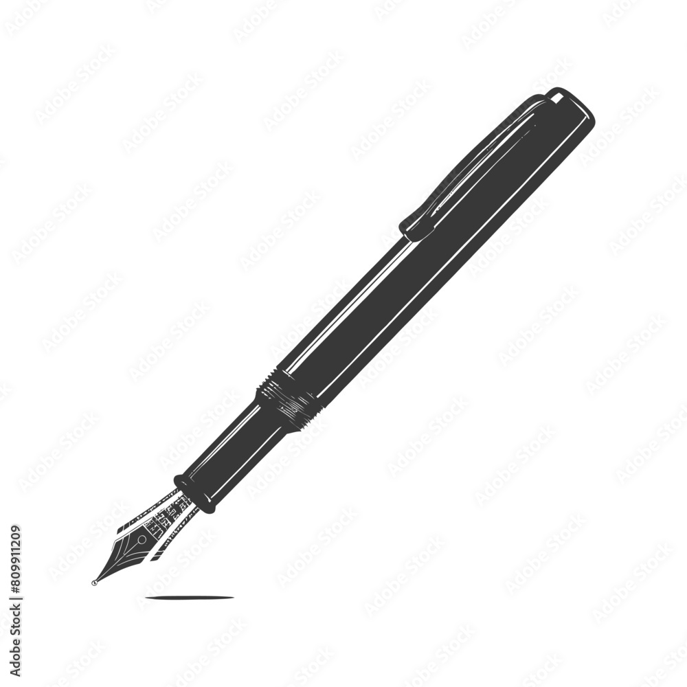Silhouette fountain pen black color only Silhouette fountain pen black color only