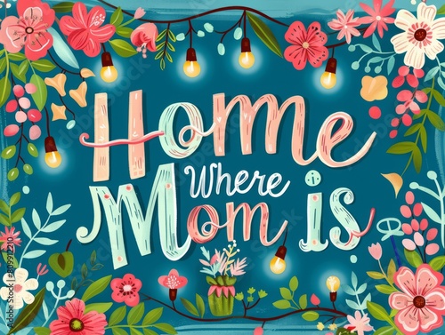 Home is where mom is.