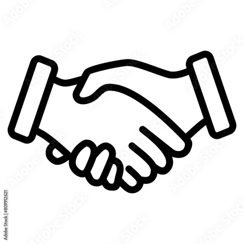 Handshake Icon For Design Element