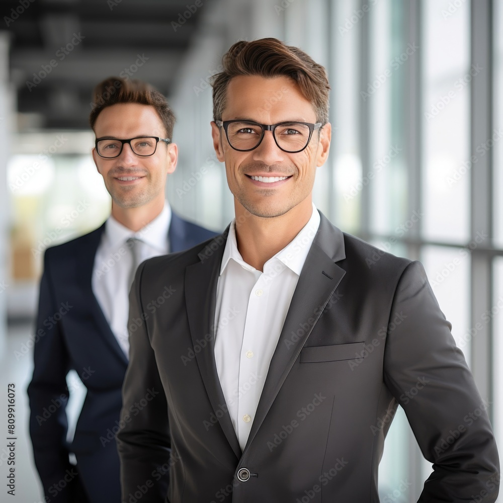 portrait of a smiling business person portrait of a smiling business person