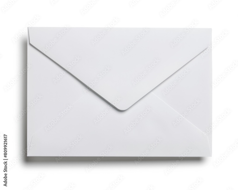 Letter Blank. White Postal Envelope Isolated. Communication Concept Letter Blank. White Postal Envelope Isolated. Communication Concept