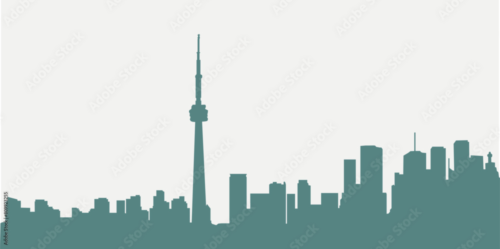 Obraz premium Vector silhouette cityscape illustration or Cityscapes free download