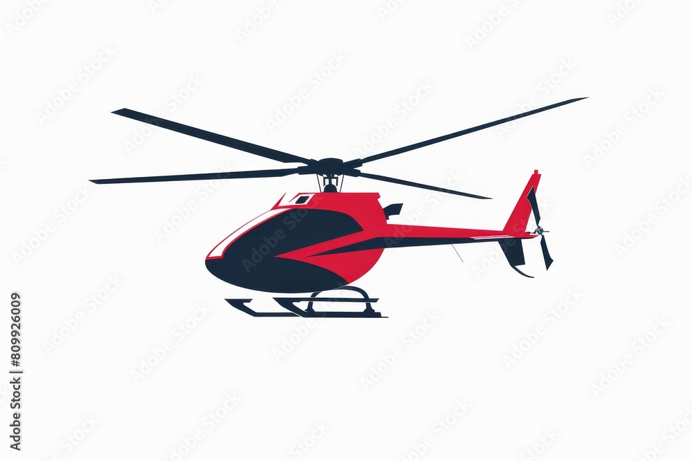 Helicopter logo icon, aircraft symbol, rotorcraft template isolated on white background Helicopter logo icon, aircraft symbol, rotorcraft template isolated on white background