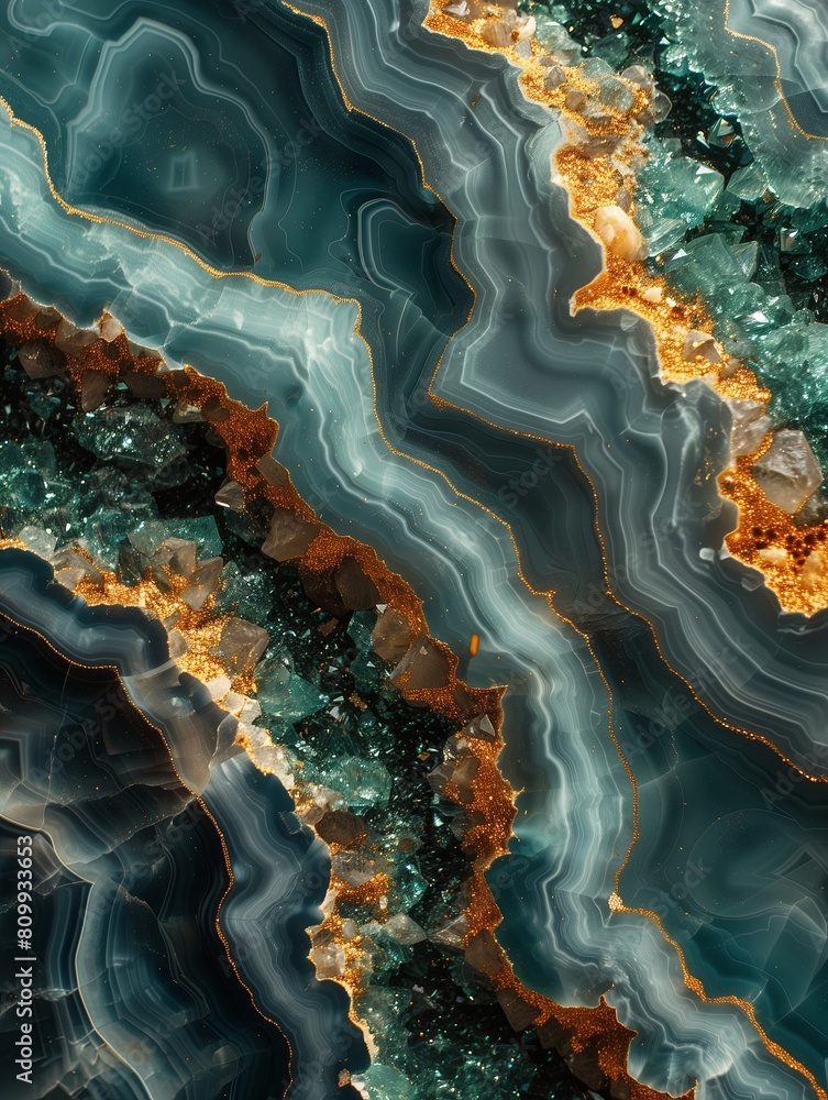 Marble texture, geode, agate with veins of gold glitter Marble texture, geode, agate with veins of gold glitter