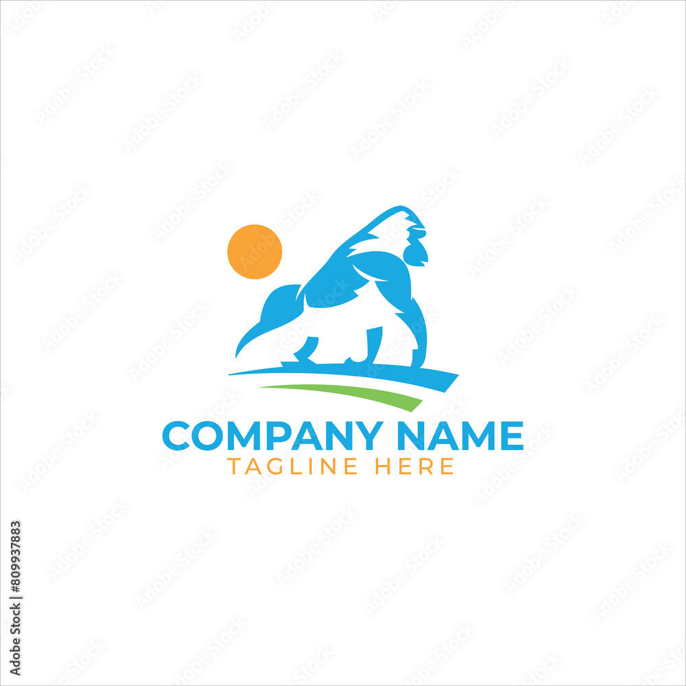 Gorilla logo vector art icons and graphics for free
