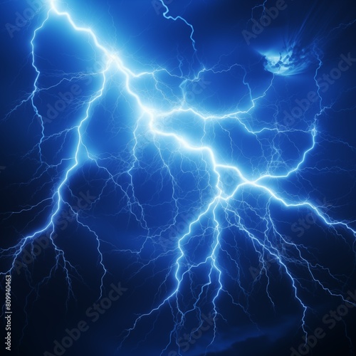 Electrifying Display of Atmospheric Lightning Illuminating the Sky