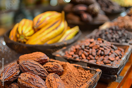 Luxury chocolate tasting event with a guide to rare cacao  photo