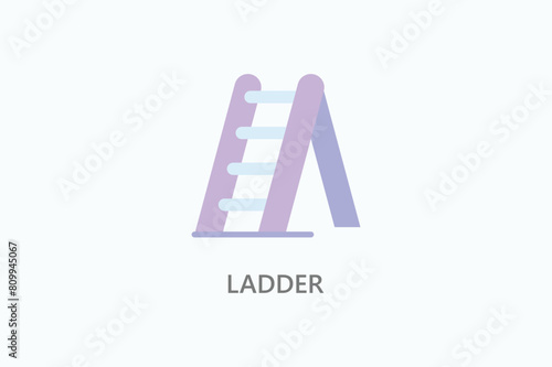 Ladder Vector Icon Or Logo Illustration