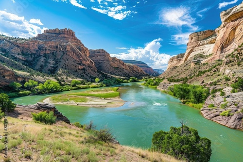 Green River Canyon in Dinosaur National Monument: A Majestic Historical Landmark photo