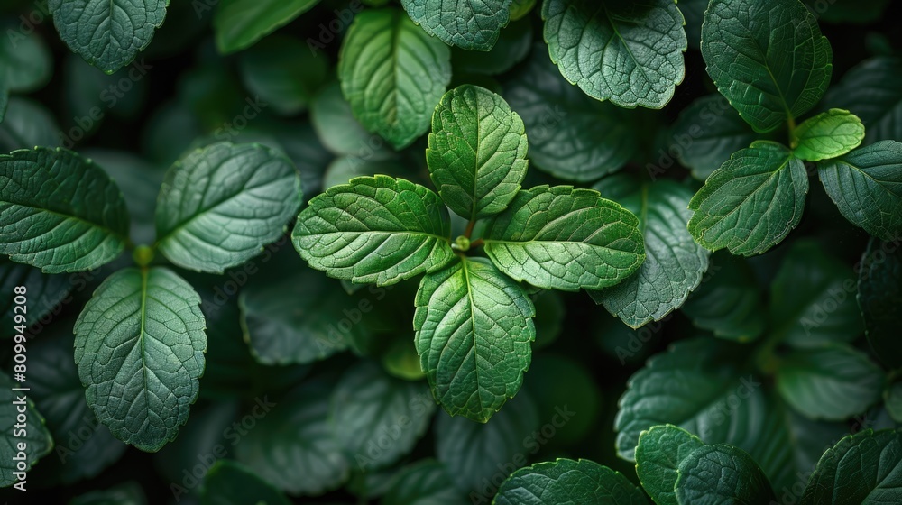 Close Up of a Green Plant With Leaves Close Up of a Green Plant With Leaves