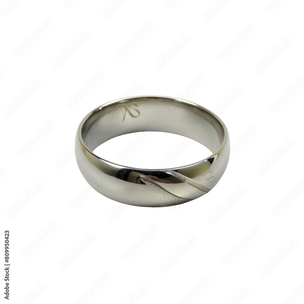Wedding Ring With A Platinum Twist , Isolated On Transparent, PNG, HD Wedding Ring With A Platinum Twist , Isolated On Transparent, PNG, HD