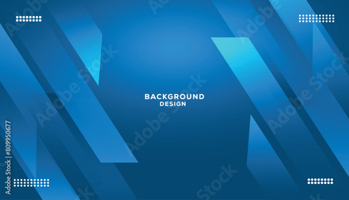 Dark blue background with abstract geometric diagonal elements for presentation. Futuristic technology concept. Vector illustration