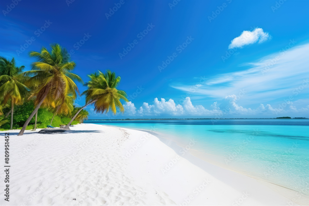 Serene Tropical Beach Escape Paradise