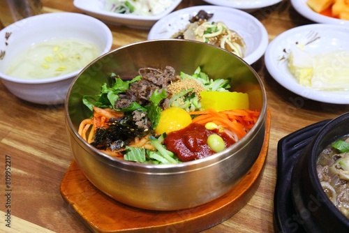 Jeonju bibimbap Korean food