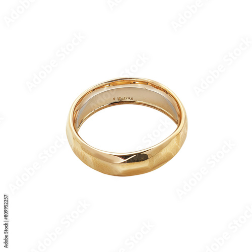 Wedding Ring With An Eternity Band , Isolated On Transparent, PNG, HD 