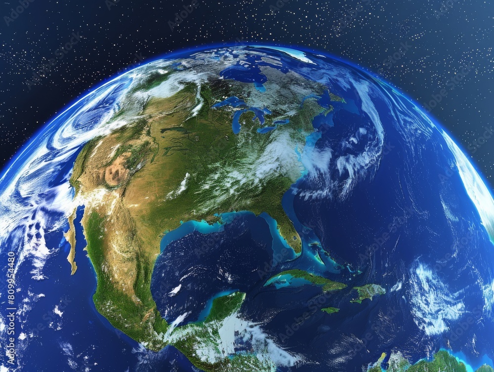 Fototapeta premium North American and Western European locations are a large need for our customers. 