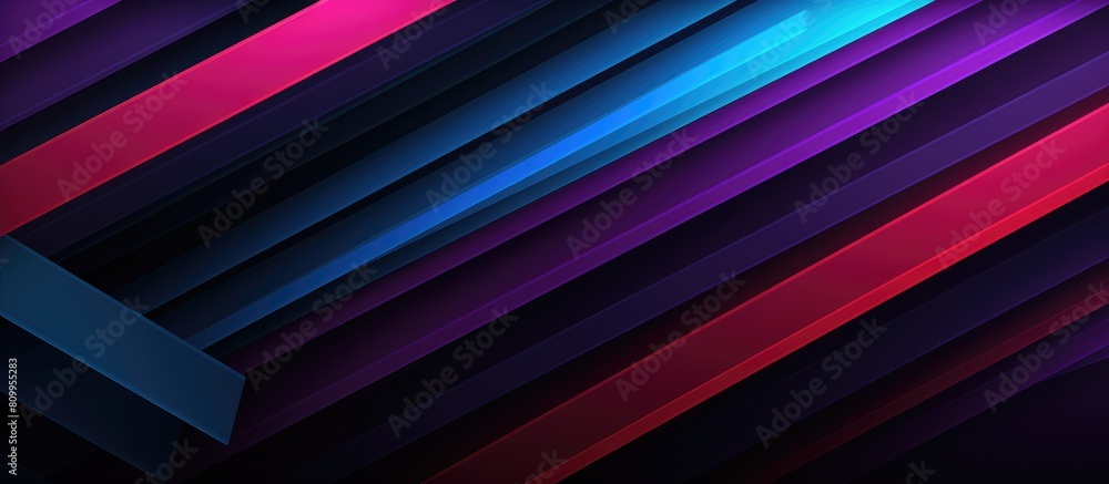 Colorful Geometric Lines on Dark Background Colorful Geometric Lines on Dark Background