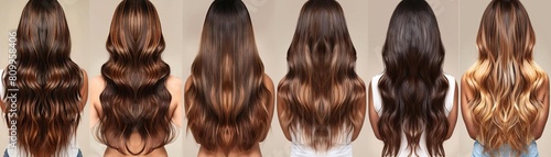 Studio imagery depicting the dramatic restoration of a womans heatdamaged hair, before and after undergoing a keratin treatment