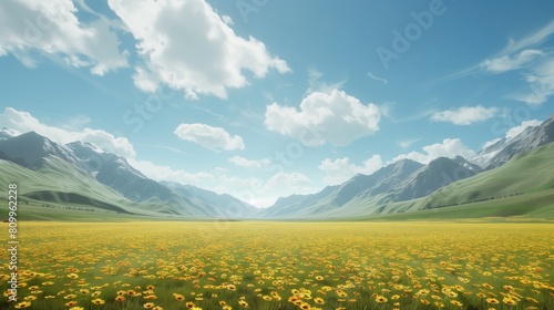 Aster field on a sunny day. © AnyPic289