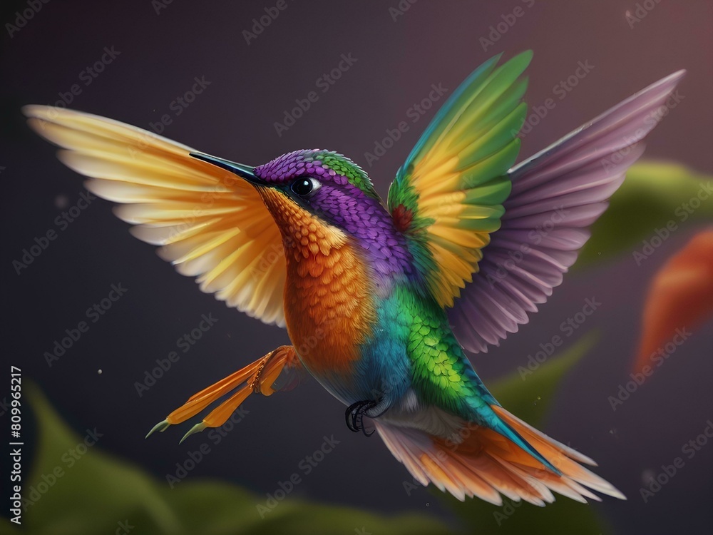 hummingbird with vibrant colors 9 hummingbird with vibrant colors 9