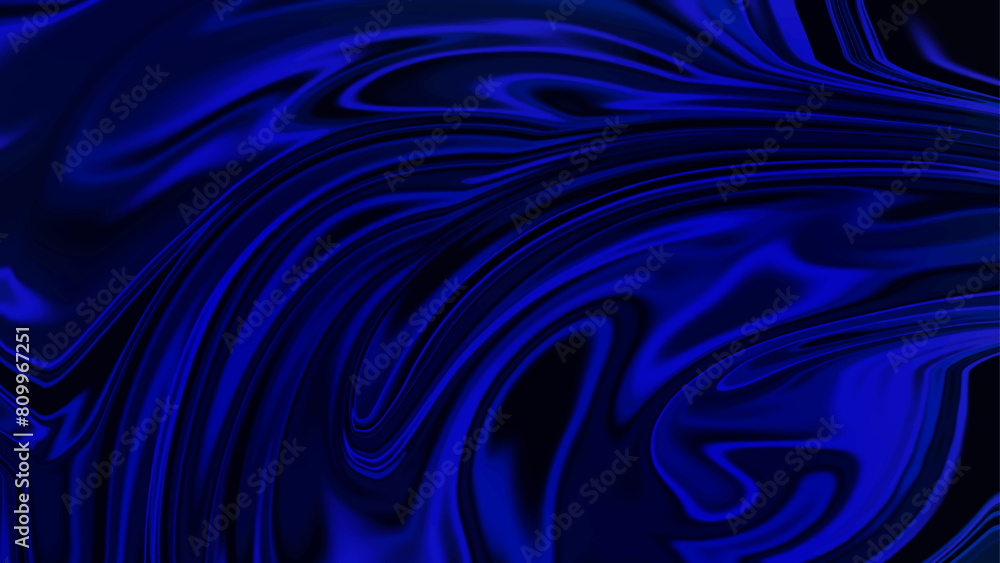 Obraz premium Deep blue, light blue colored holographic abstract design for neon background and wallpaper. Liquify Abstract Pattern with blue.