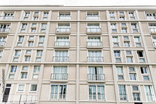 Modernist architecture in the socialist style in Le Havre, France. photo