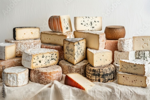 Many different types of cheese