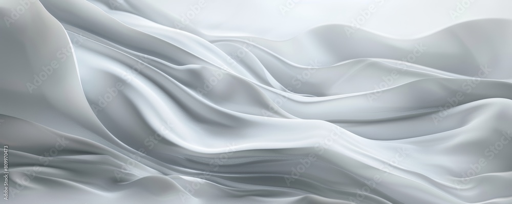 Elegant white satin waves texture Elegant white satin waves texture