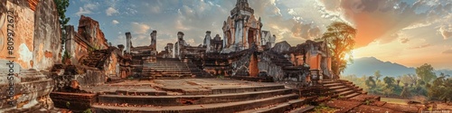 Timeless Grandeur of Wat Chedi Luang s Ruined Temple Remains A Powerful Reminder of Thailand s Rich photo