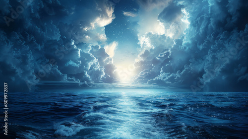 The radiant glow of the eternal horizon in paradise beckons the curious to embark on a thrilling journey to uncharted realms.