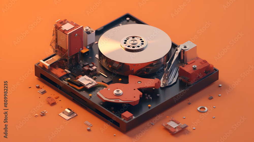Obraz premium Data Recovery illustration