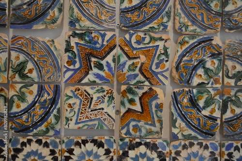 Portogallo,Lisbona,Museo degli azulejos,particolare