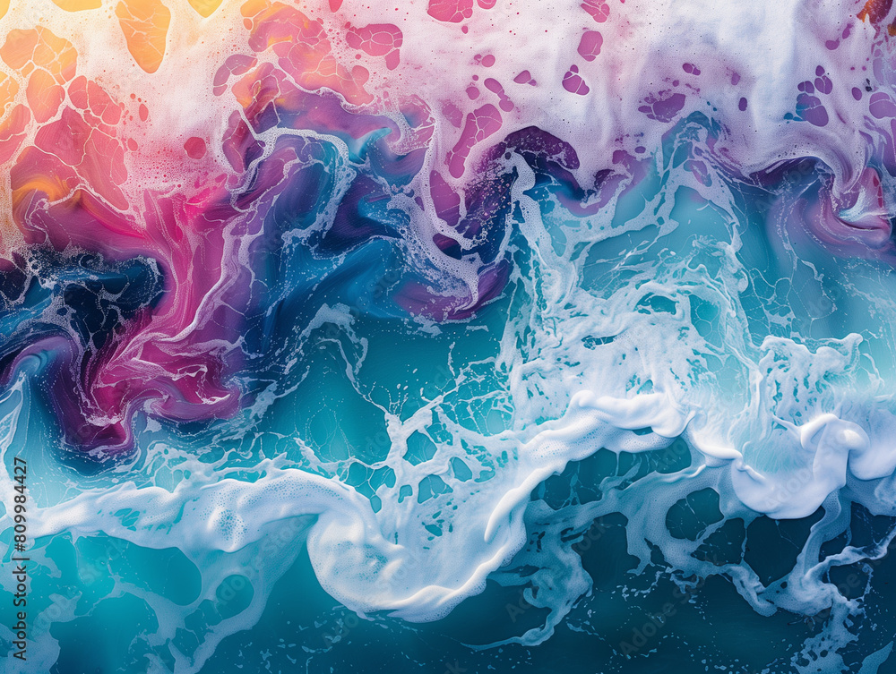 Waves and blobs, background concept, abstract Waves and blobs, background concept, abstract