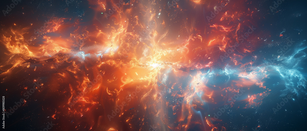 The far galaxy, abstract background The far galaxy, abstract background