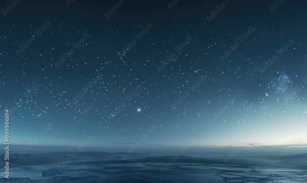 Cloudless night sky with a scattering of stars Cloudless night sky with a scattering of stars