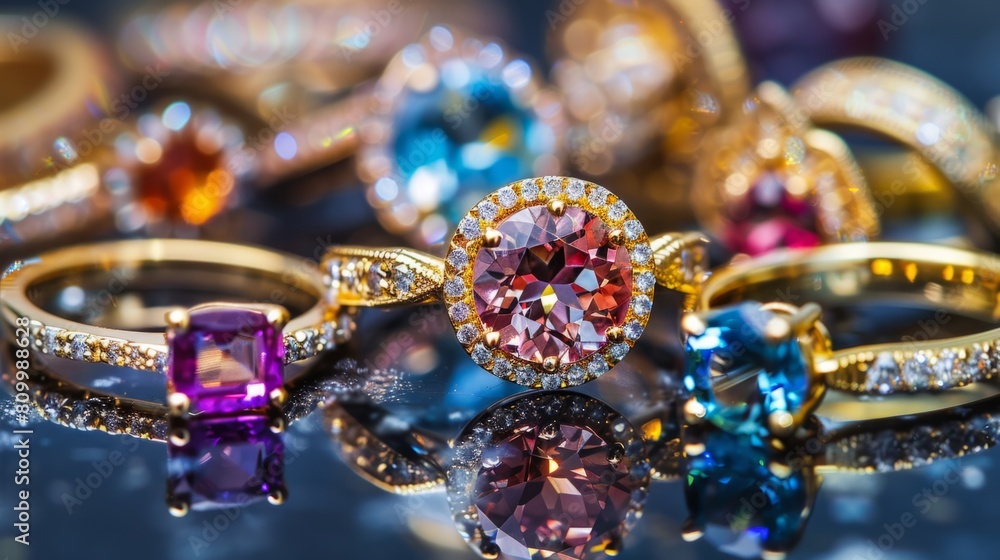 Gemstones in Jewelry generative ai