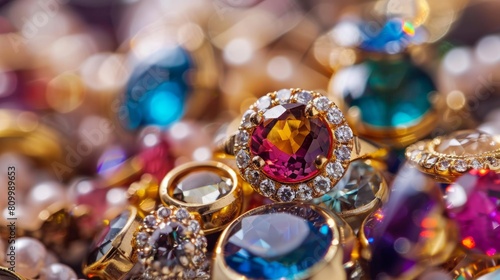 Gemstones in Jewelry generative ai