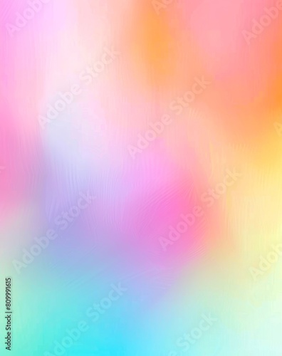 Abstract blurred background with colorful geometric shapes and a rainbow spectrum of light