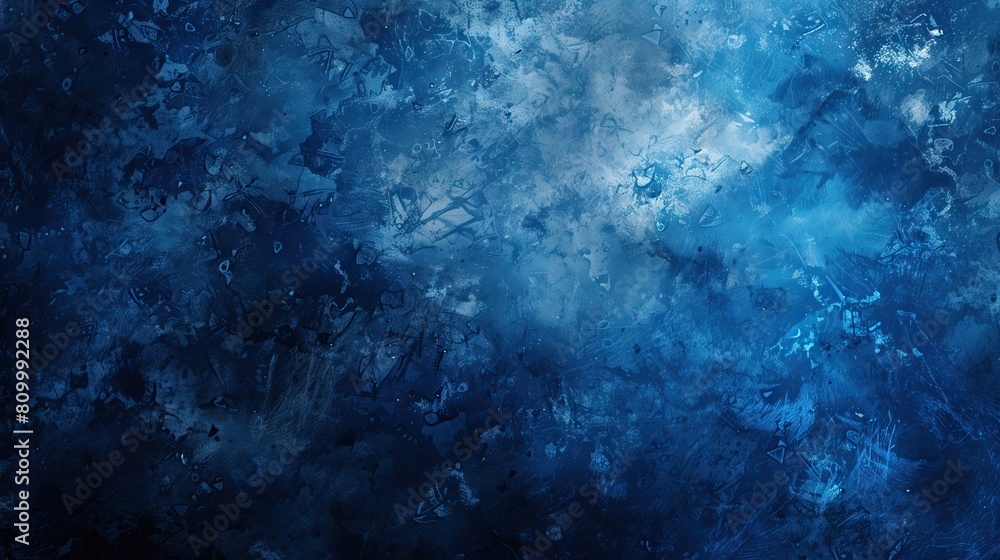 Fototapeta premium Abstract blue grunge background