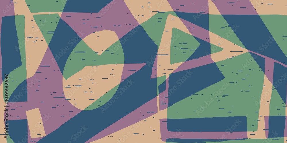 Naklejka premium Abstract pattern. Artistic brush strokes. Illustration for printing on wall decorations. For use in graphics.