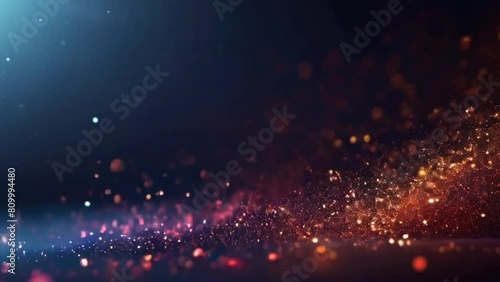 Light glittering effect particles background video	
 photo