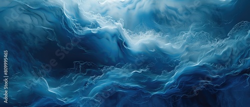 abstract background of a virtual cloud hosts digital data processing in navy blue, aqua, and slate colors. photo