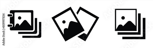 gallery icon, picture simple symbol vector illustration