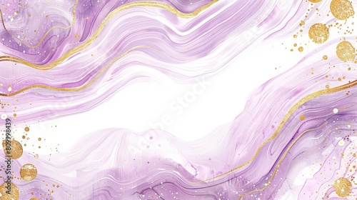  A purple-gold marble backdrop, adorned with copious gold confetti around its edges Additionally, a simple white background embellished with abundant gold confetti along the per