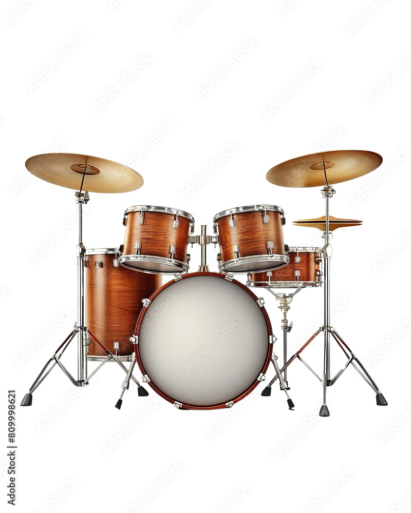 Drums set,isolated on white background Drums set,isolated on white background