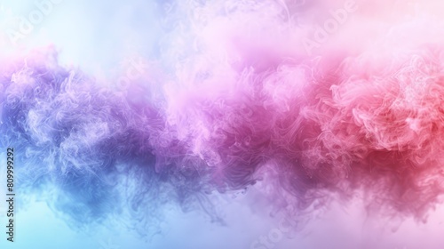   A blue, pink, and red smoke texture over a white and blue background Superimpose a red and blue smoke trail photo